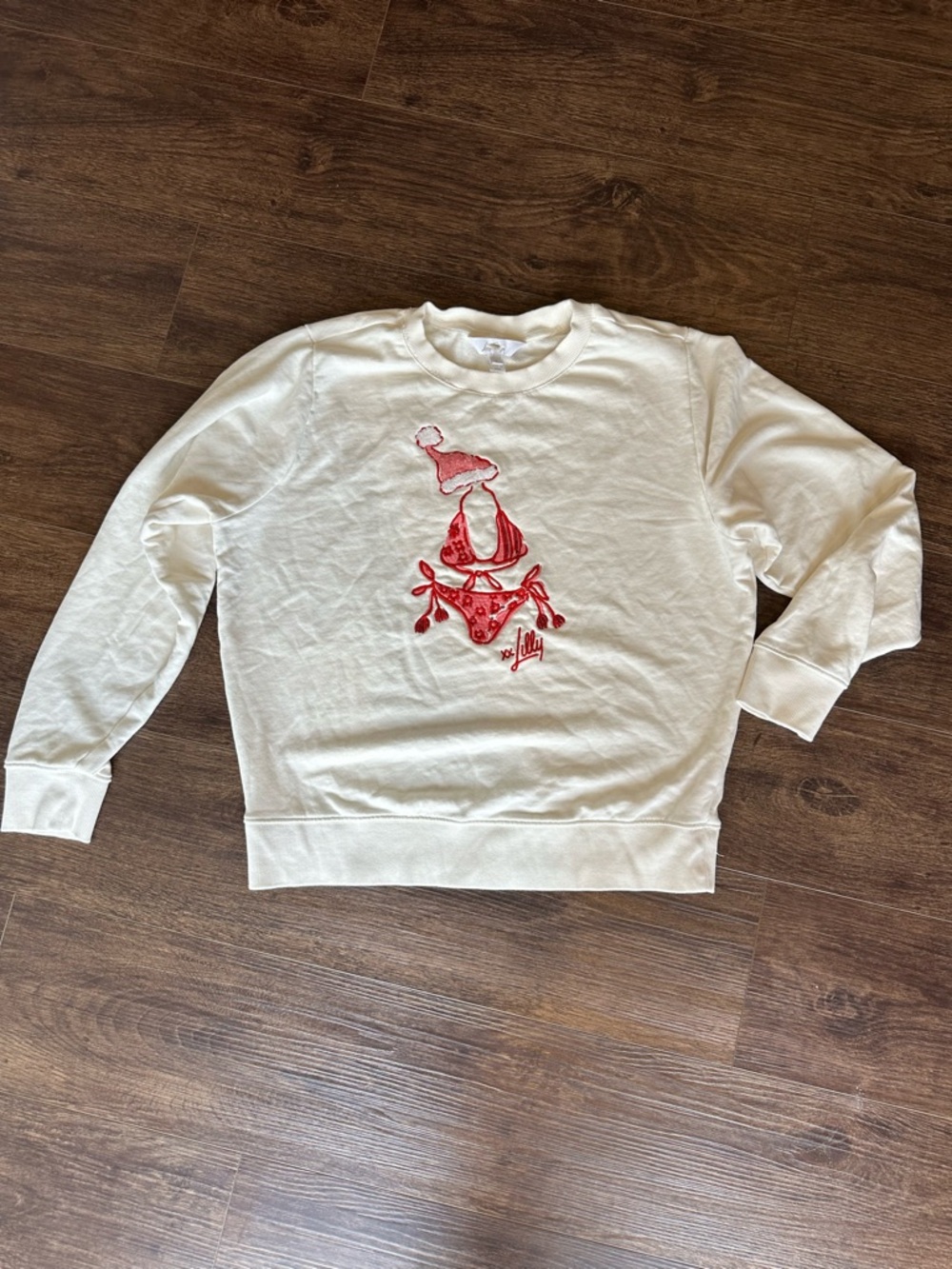 Lilly Pulitzer Cream Crewneck Sweatshirt